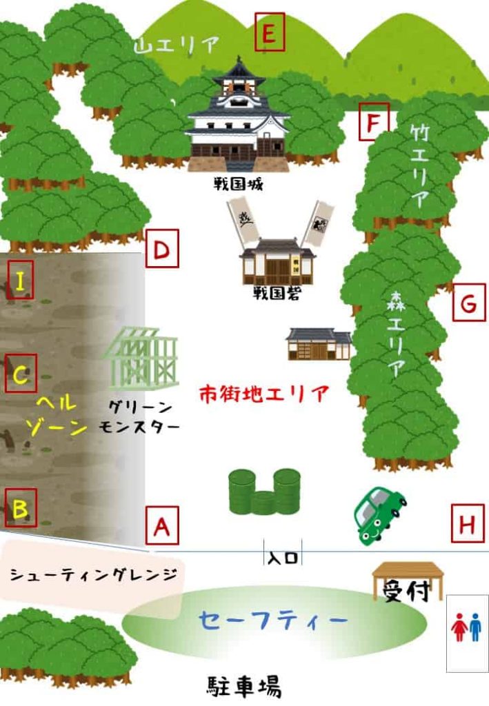 サバゲーフィールド 戦国