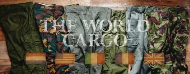 世界５か国の当時の軍服のカーゴパンツを再現した『THE WORLD CARGO』ライトオンから発売　